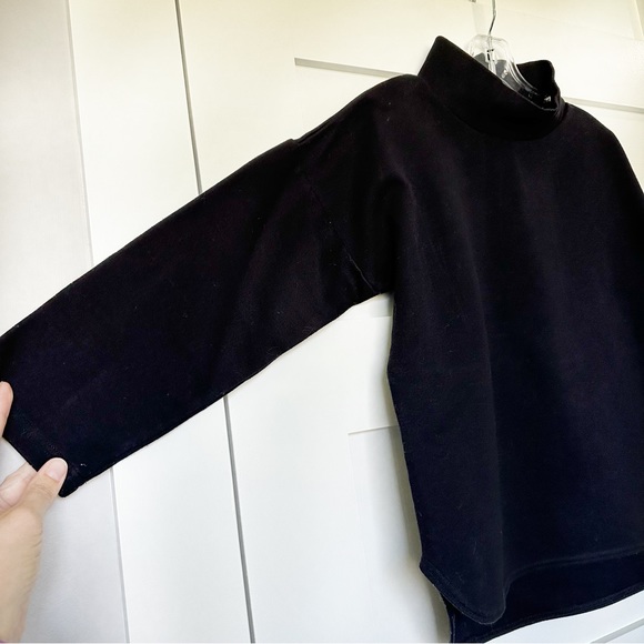 Madewell Painters Cropped Mock Neck Top - Picture 3 of 9